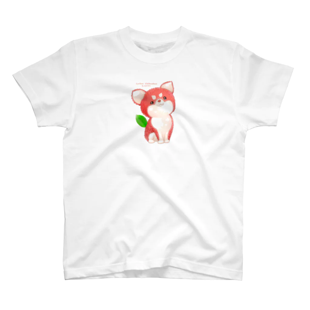 おやさい妖精さんの お店🌱のライチワワ Regular Fit T-Shirt