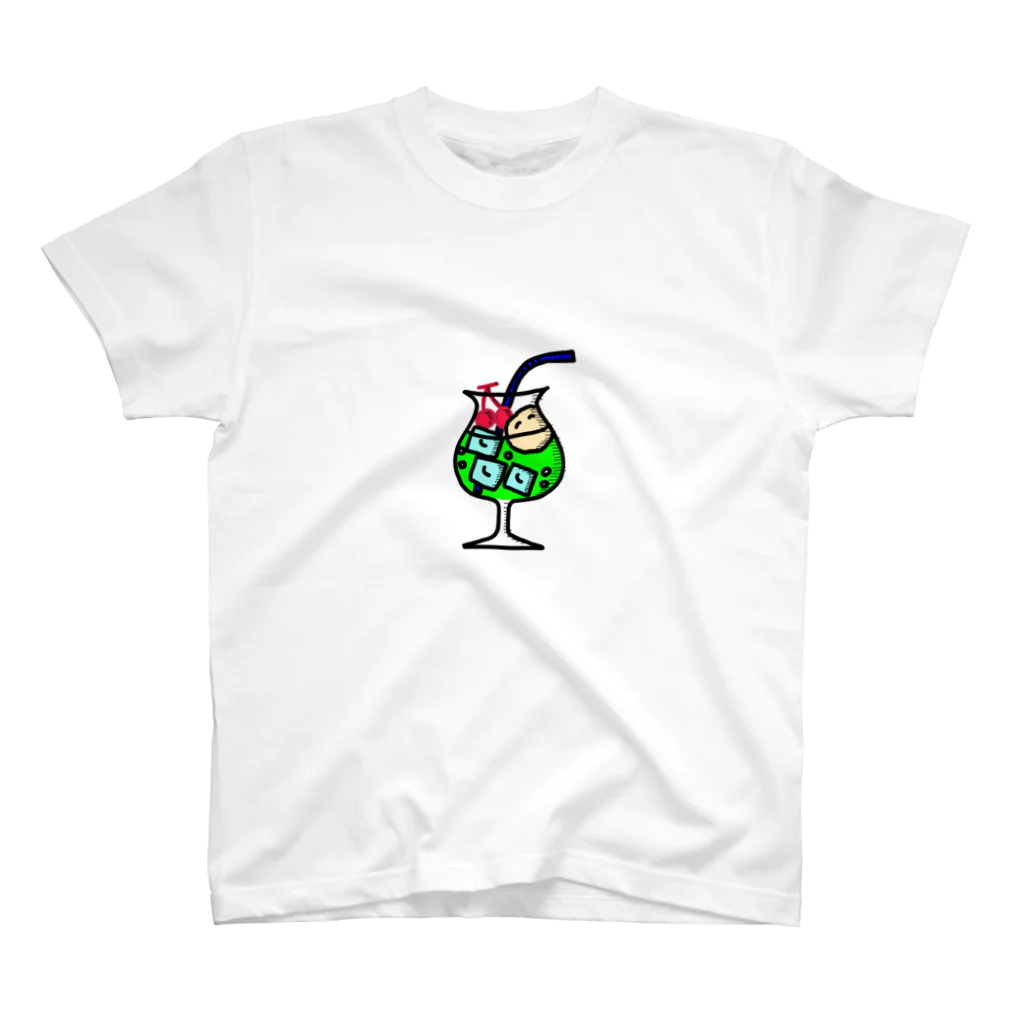 Tシャツ【Taco-design】のクリームソーダ Regular Fit T-Shirt