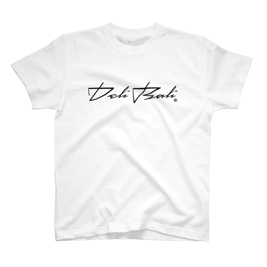 DELI BALI STORESの[DELI BALI] Arabic Black Logos スタンダードTシャツ