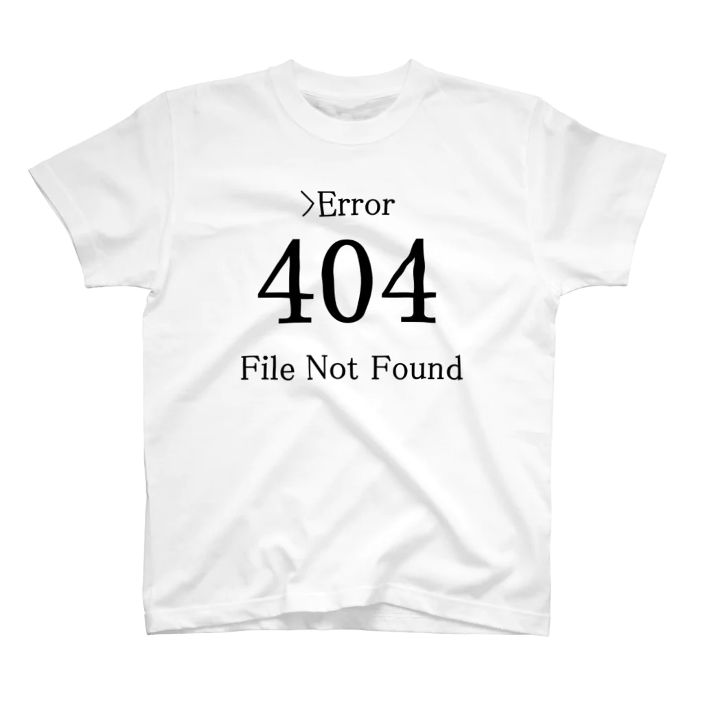 パルスィの404 File Not Found スタンダードTシャツ
