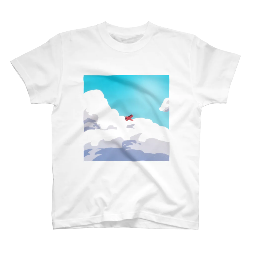 描人さん@風景屋の送料込「上空」 スタンダードTシャツ