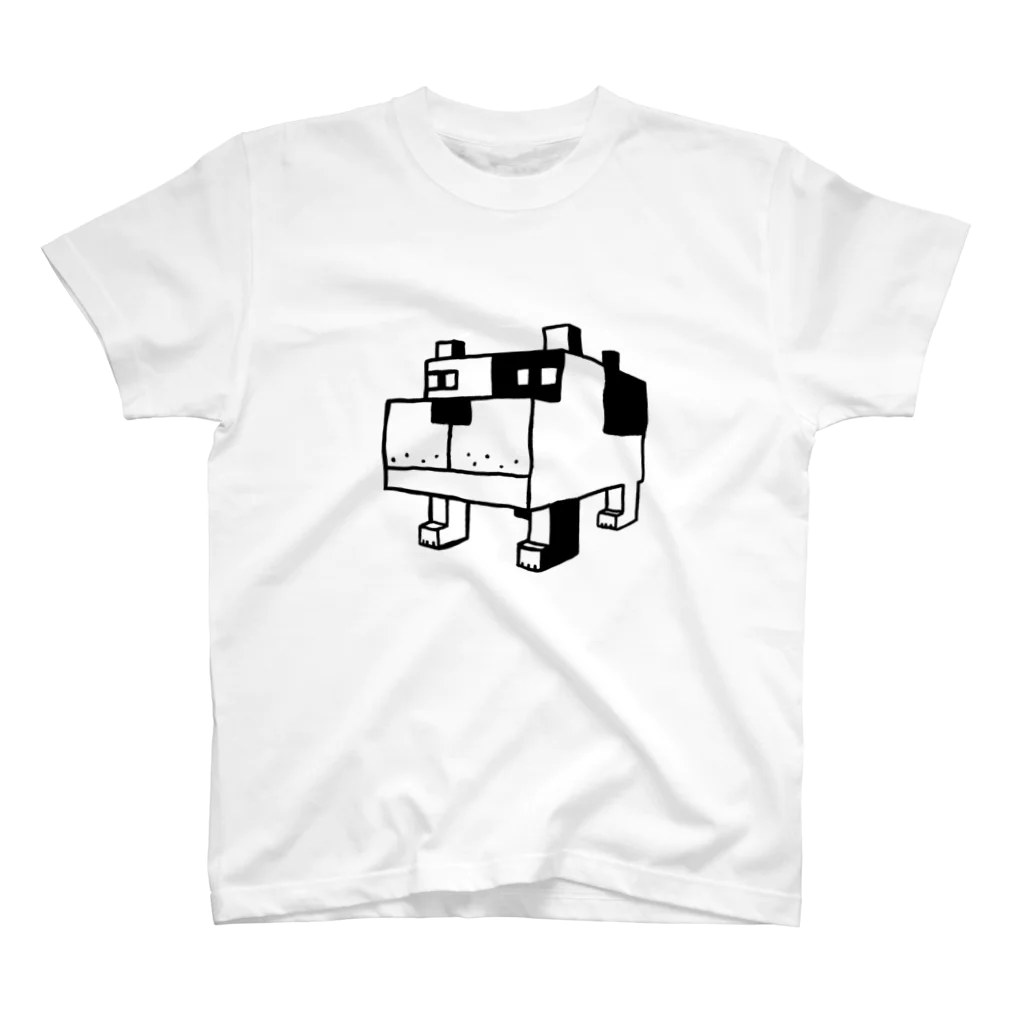 トムソン美術部の四角犬 Regular Fit T-Shirt