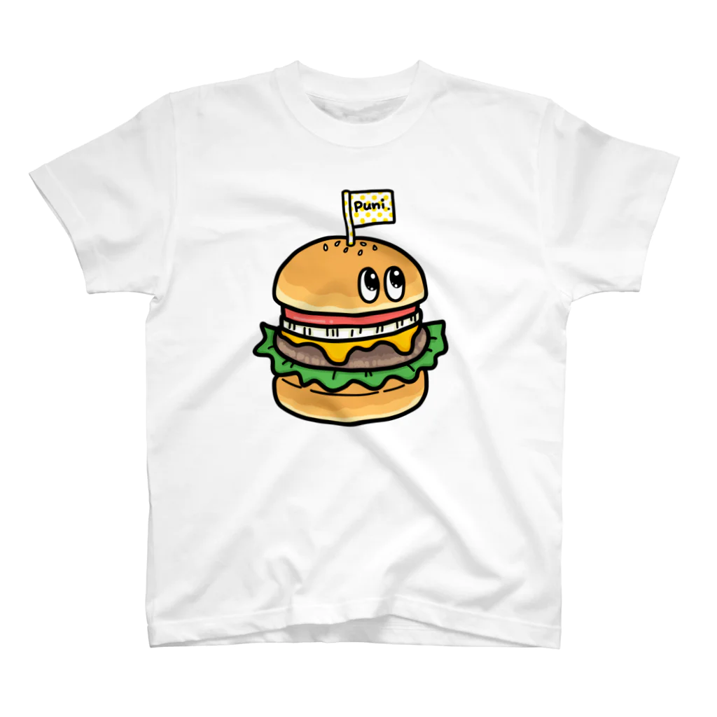 punimaamuのうまいハンバーガー スタンダードTシャツ