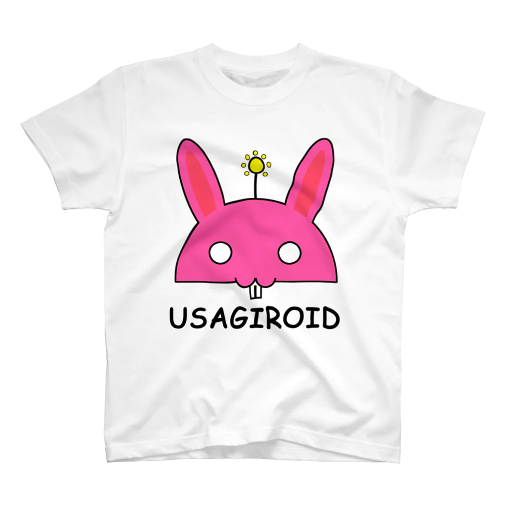 しる猫☆ミ雑貨店のウサギロイド スタンダードTシャツ