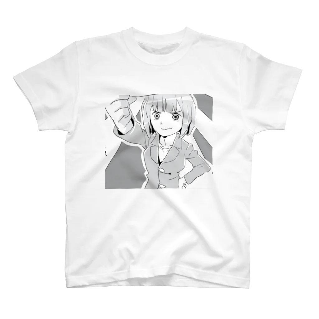 OLの頑張りの活発なOLちゃん スタンダードTシャツ