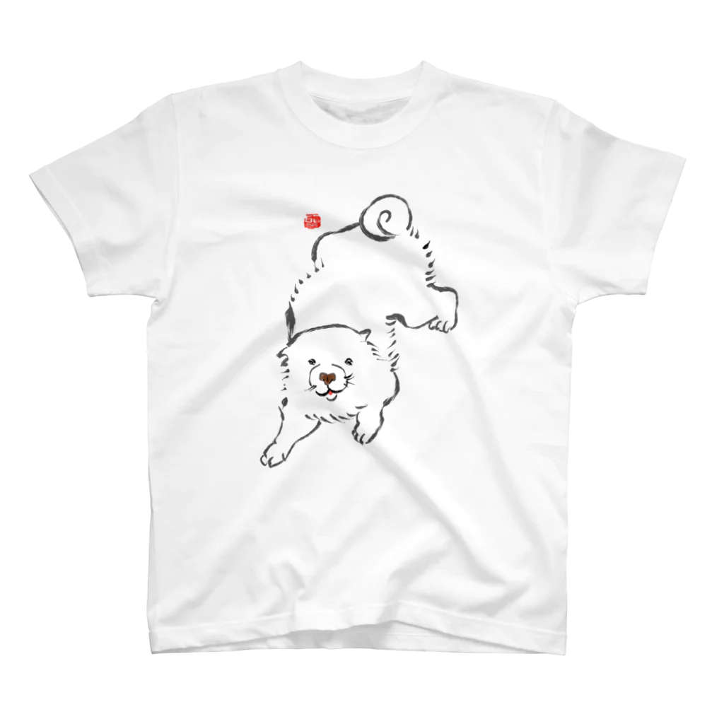 ふくふく商店の長沢芦雪の「あの犬」シリーズ Regular Fit T-Shirt