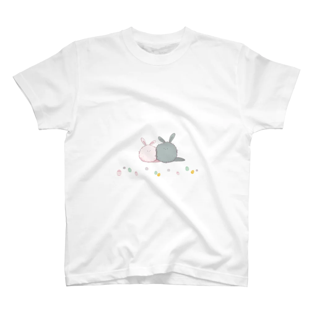 momomo_omiのイースターなうさちゃん Regular Fit T-Shirt