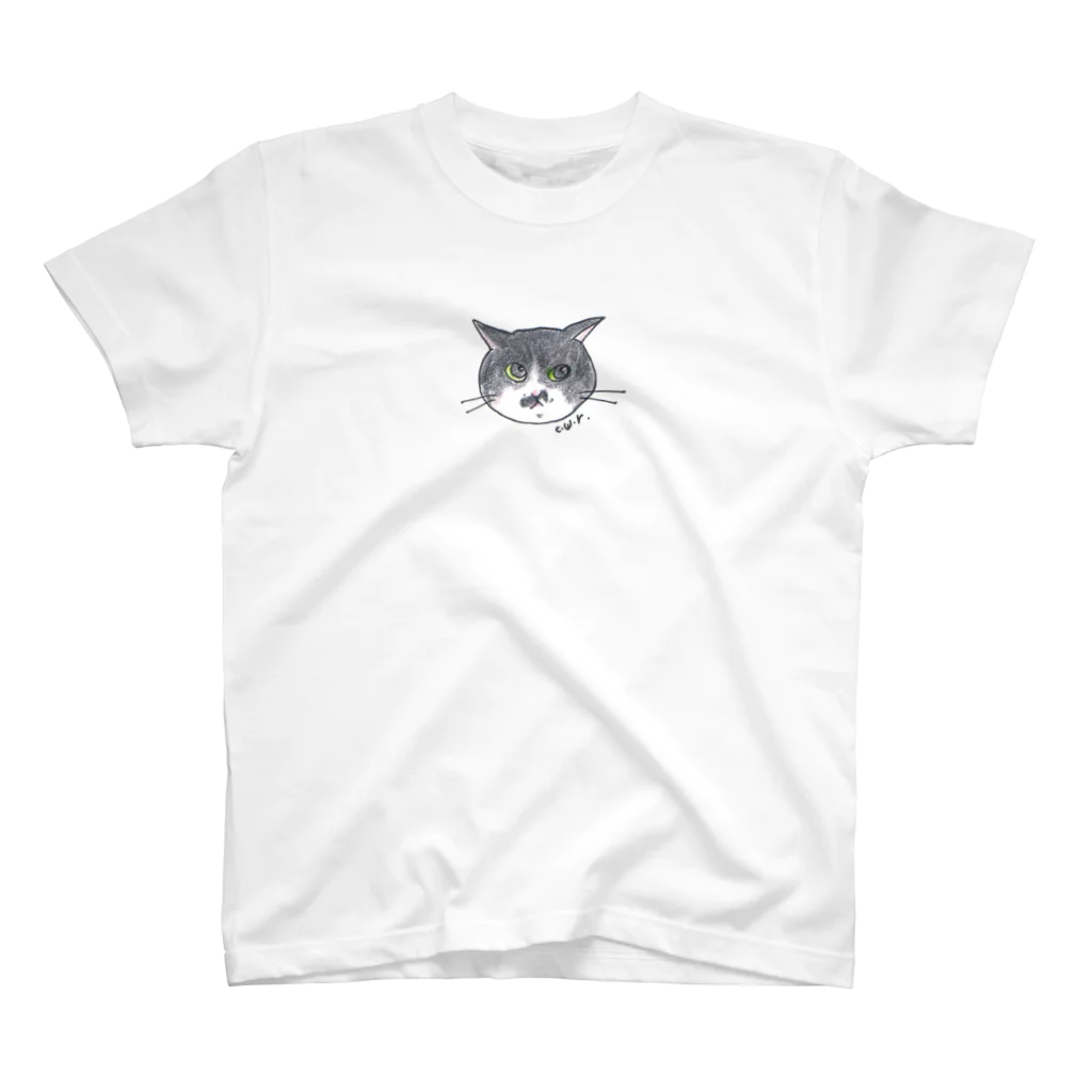 CUROGNACの100nyans079.kota_fishcat スタンダードTシャツ