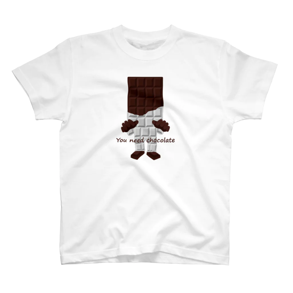 キッズモード某の板チョコ男 スタンダードTシャツ