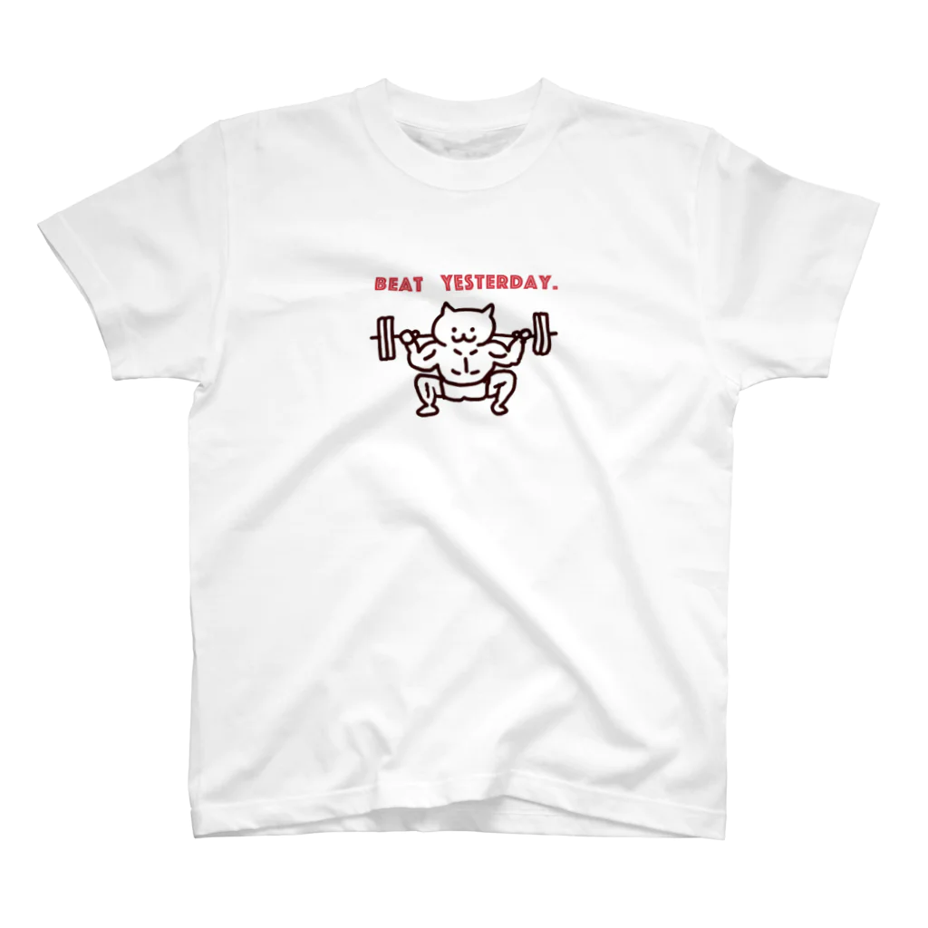 ぼへぼへのネコマッチョ Regular Fit T-Shirt