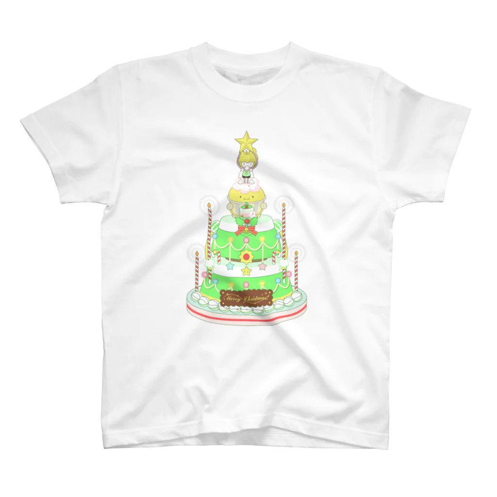 メルヘンダイバーのメレンゲドールの王子様とクリスマスケーキ スタンダードTシャツ