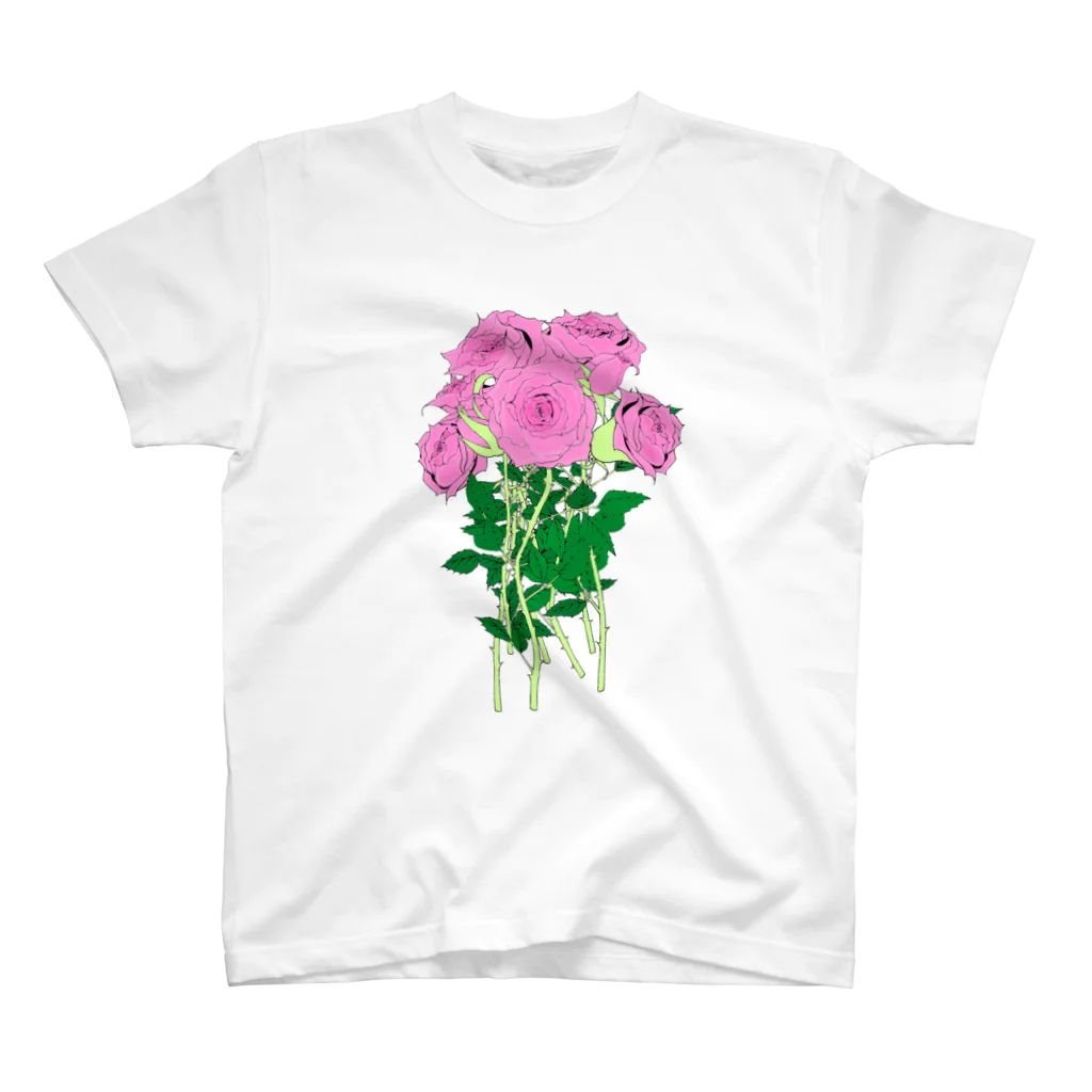 R☆worldの薔薇 Regular Fit T-Shirt