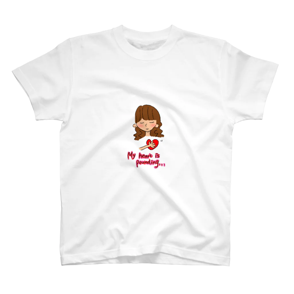 RiRi’s clumsy drawings のドキドキ.. Regular Fit T-Shirt