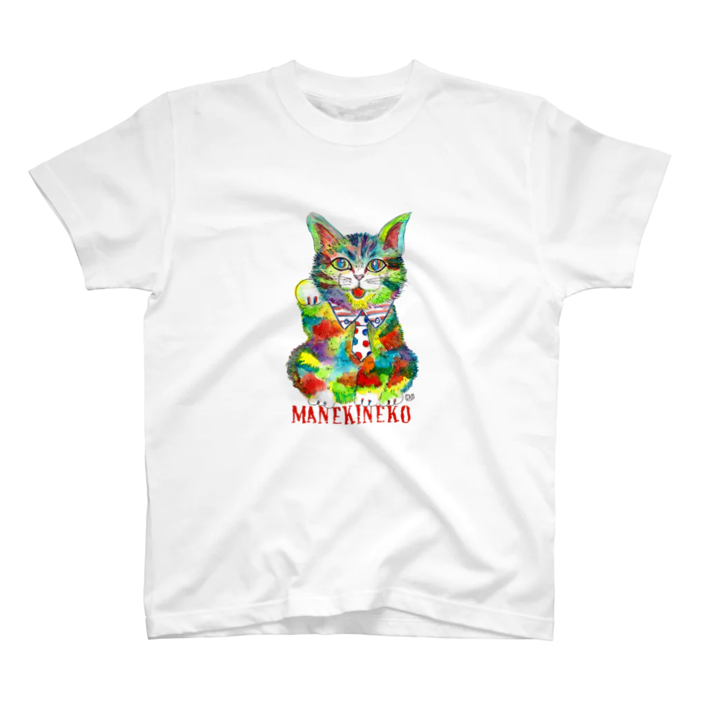 NobigaoのMANEKINEKO スタンダードTシャツ