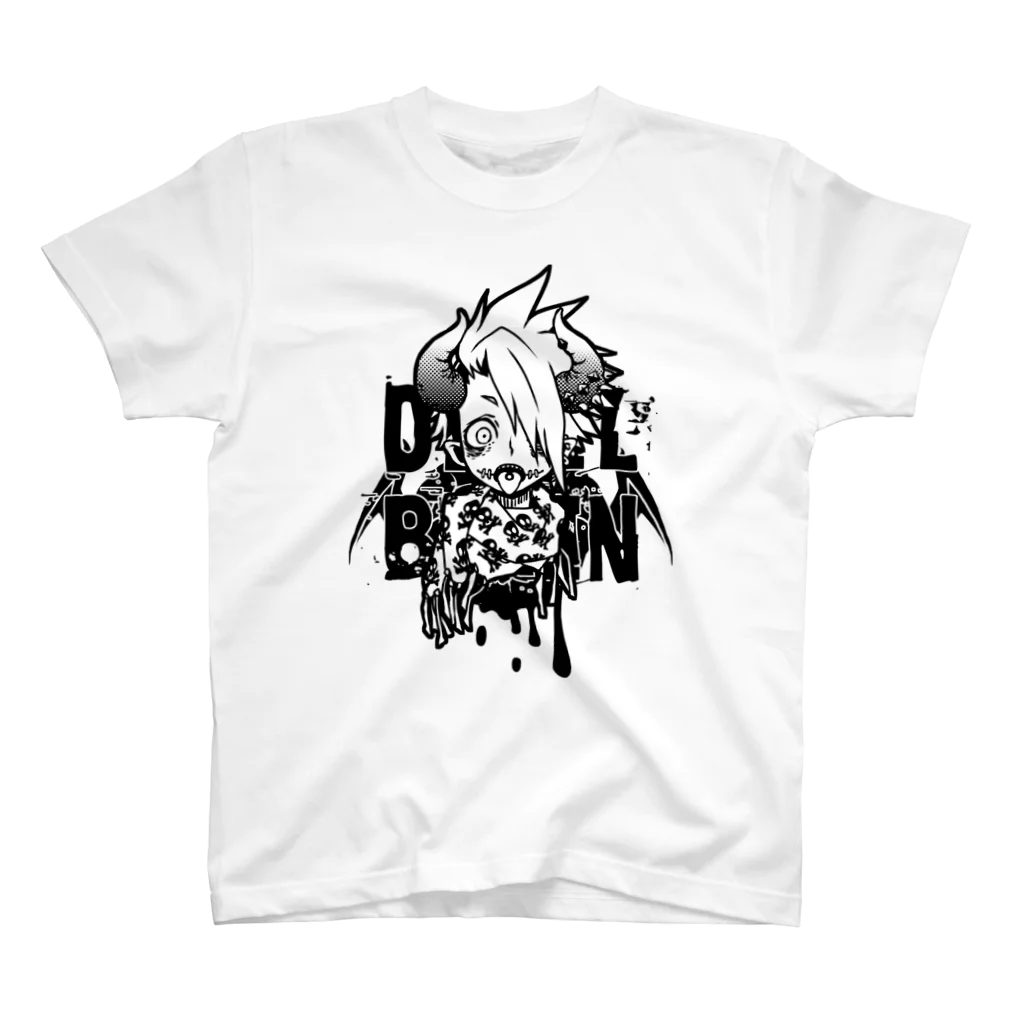 デヴィルブレイン通販部SUZURI店のDEVILBRAIN スタンダードTシャツ