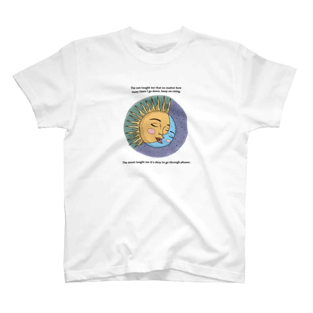Cheeseart (Chi)の太陽と月 スタンダードTシャツ