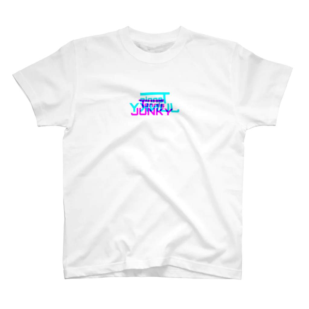 TENNIS JYUNKYの7.TENNIS JUNKYロゴTシャツ Who is the Queen1 スタンダードTシャツ