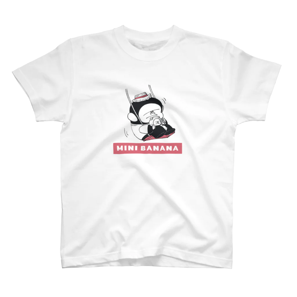 MINI BANANA ゴリラの親子のMINI BANANA ブランコ Regular Fit T-Shirt