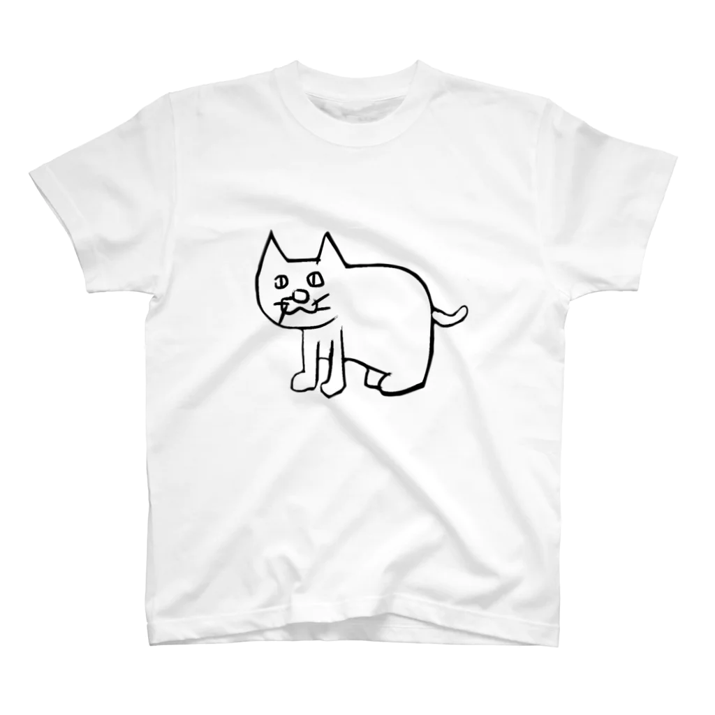 左向きの動物の左向きの動物 スタンダードTシャツ