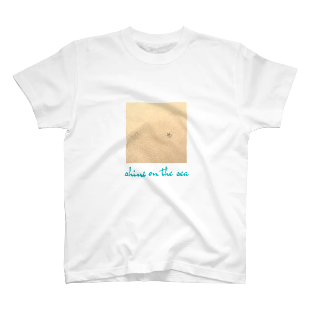 ikuha-季節を感じる色遊びのshine on the sea スタンダードTシャツ