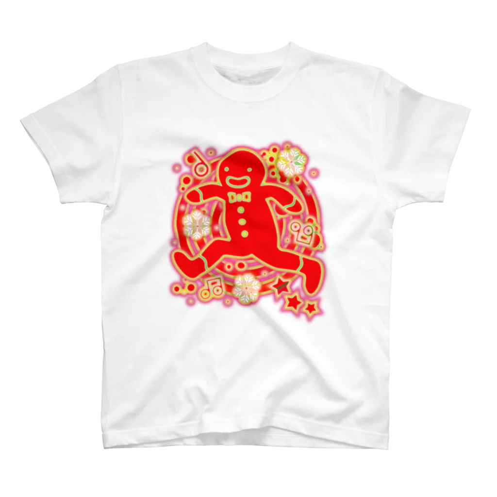 AURA_HYSTERICAのThe_Gingerbread_Man スタンダードTシャツ