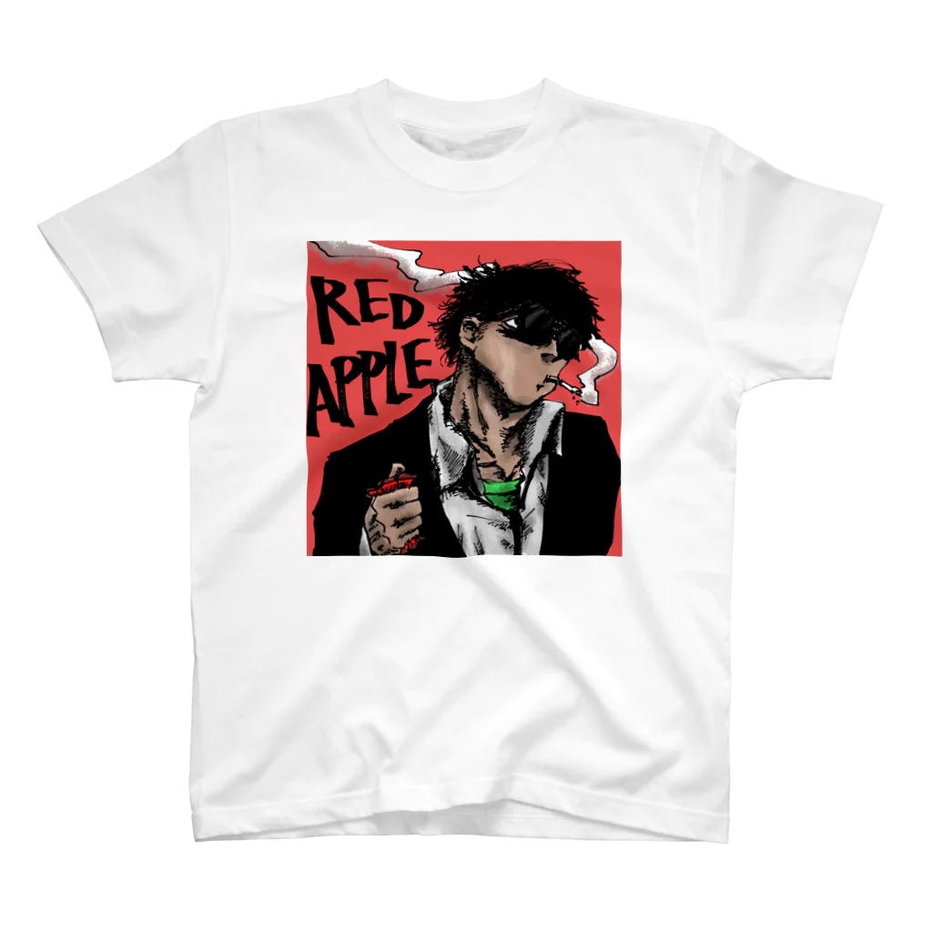 さよならうみかわのRED APPLE Regular Fit T-Shirt