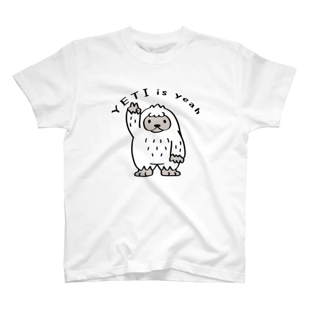 イラスト MONYAAT のCT104 YETI is yeah*A*とうちゃん スタンダードTシャツ