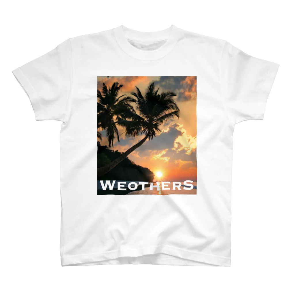 We otherSのWe otherS sunset print  Regular Fit T-Shirt