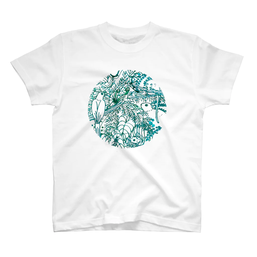 nonaの奄美の森青緑 Regular Fit T-Shirt