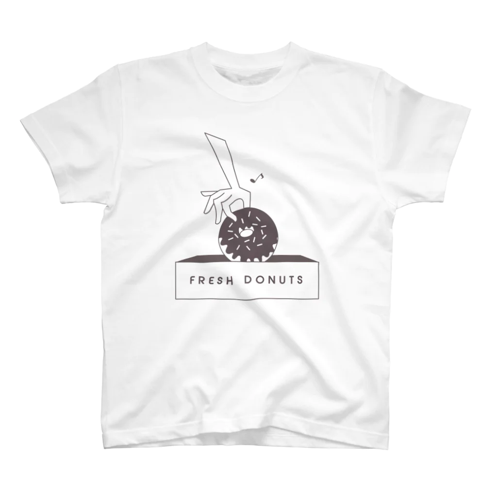 Sweet-Tの茶色単色　ドーナツ最後の一つ Regular Fit T-Shirt