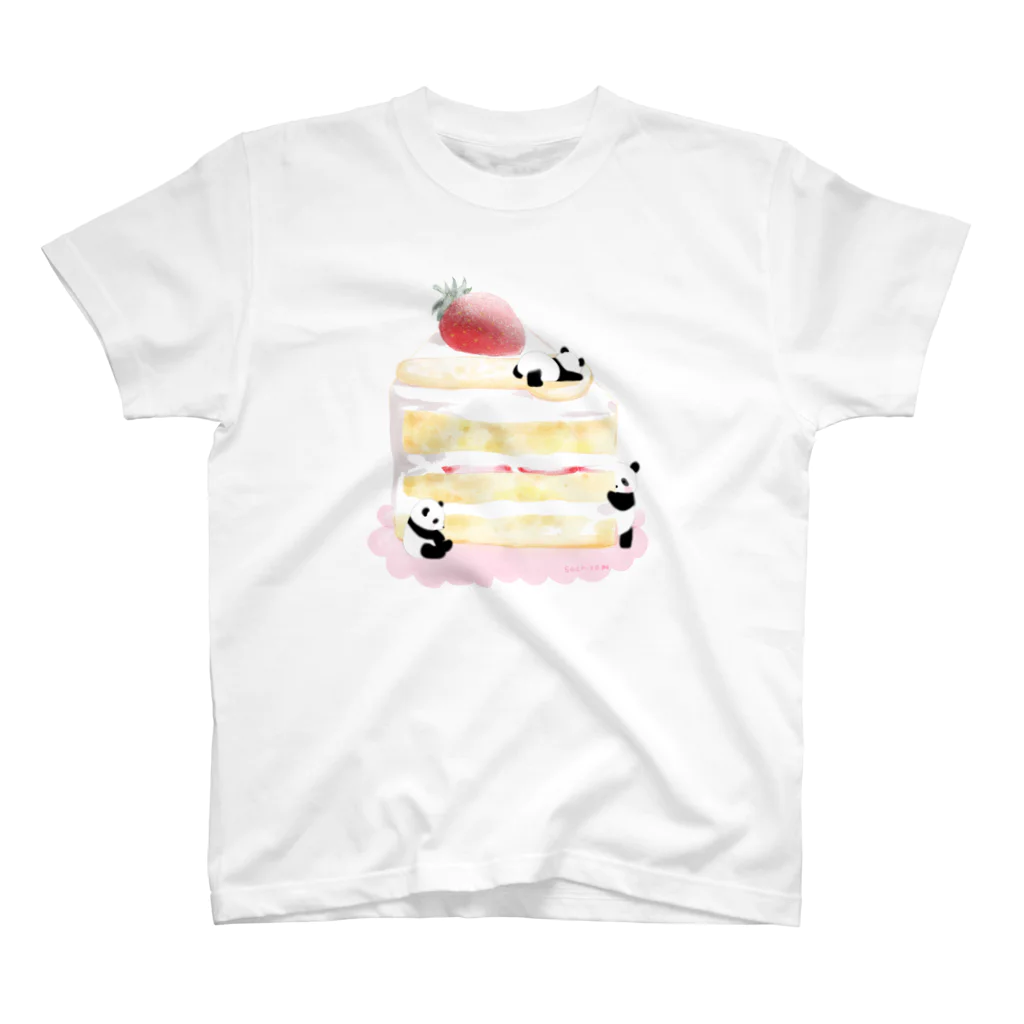 さちよ　感情を描く絵本作家のケーキパンダちゃん スタンダードTシャツ