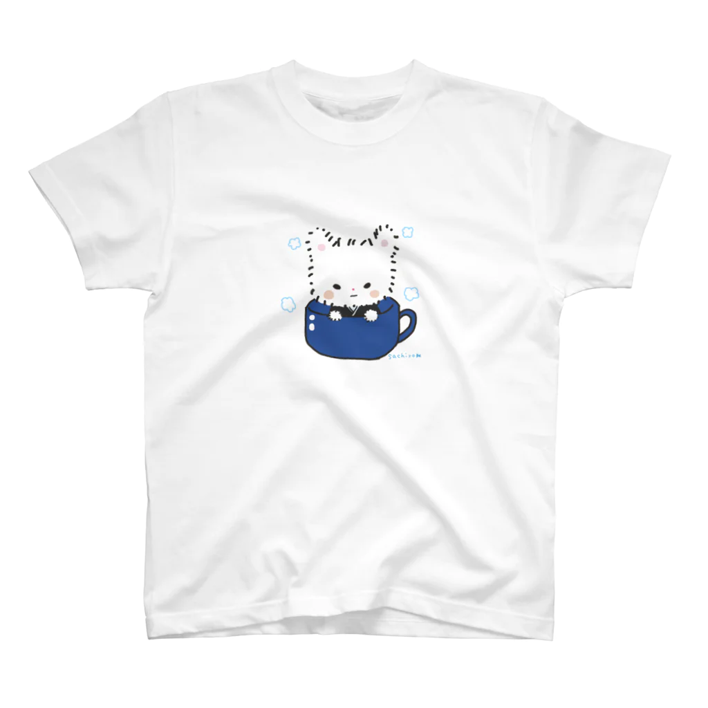 さちよ　感情を描く絵本作家のマグカップしろさん スタンダードTシャツ