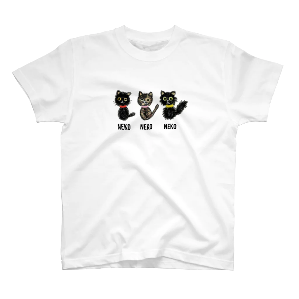 おかんのおえかきのNEKO NEKO NEKO スタンダードTシャツ