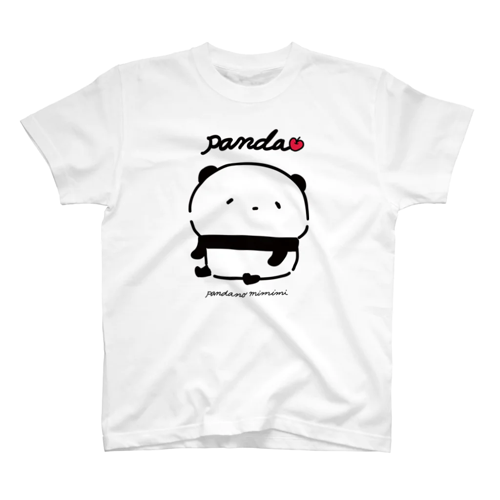 パンダのみみみの子パンダでちゅ スタンダードTシャツ