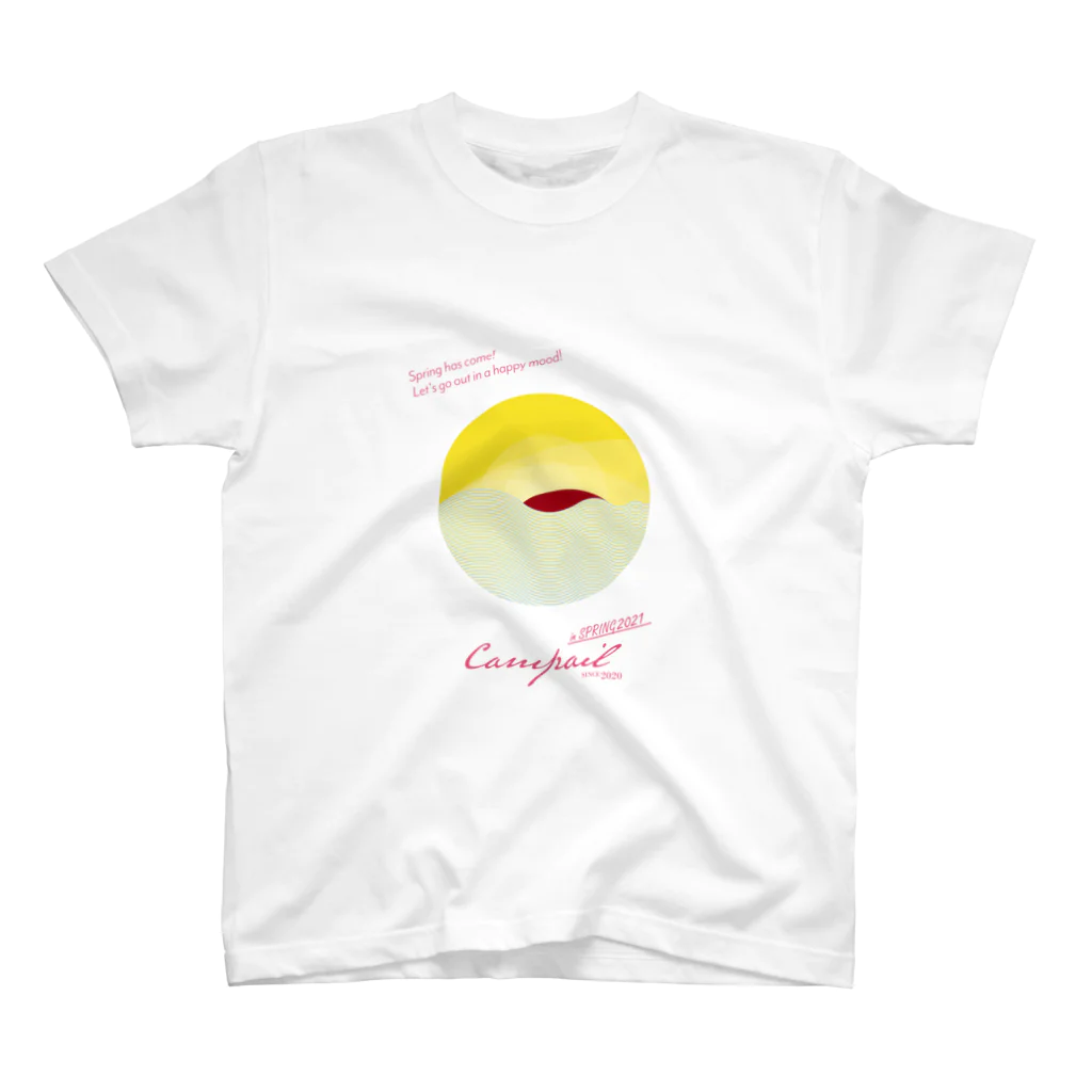 campailのSpring has come! -Yellow!- スタンダードTシャツ