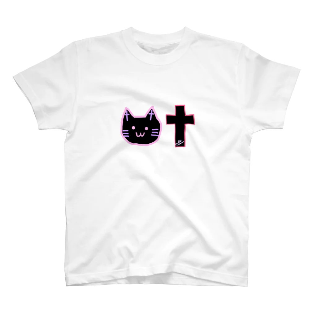 ゆずちちゃんの堕天使ねこTシャツ Regular Fit T-Shirt