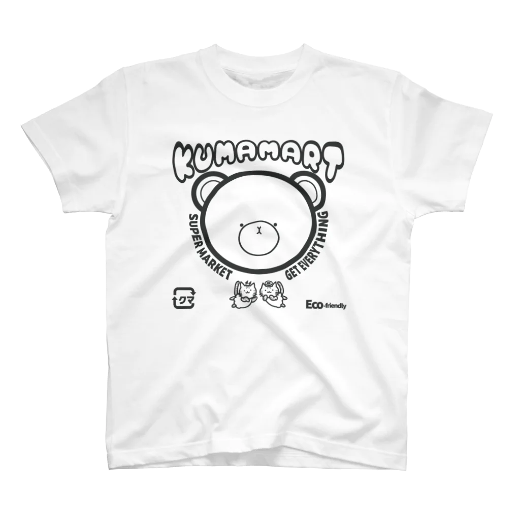 赤石工房(くまごろう屋)のKUMA MART スタンダードTシャツ