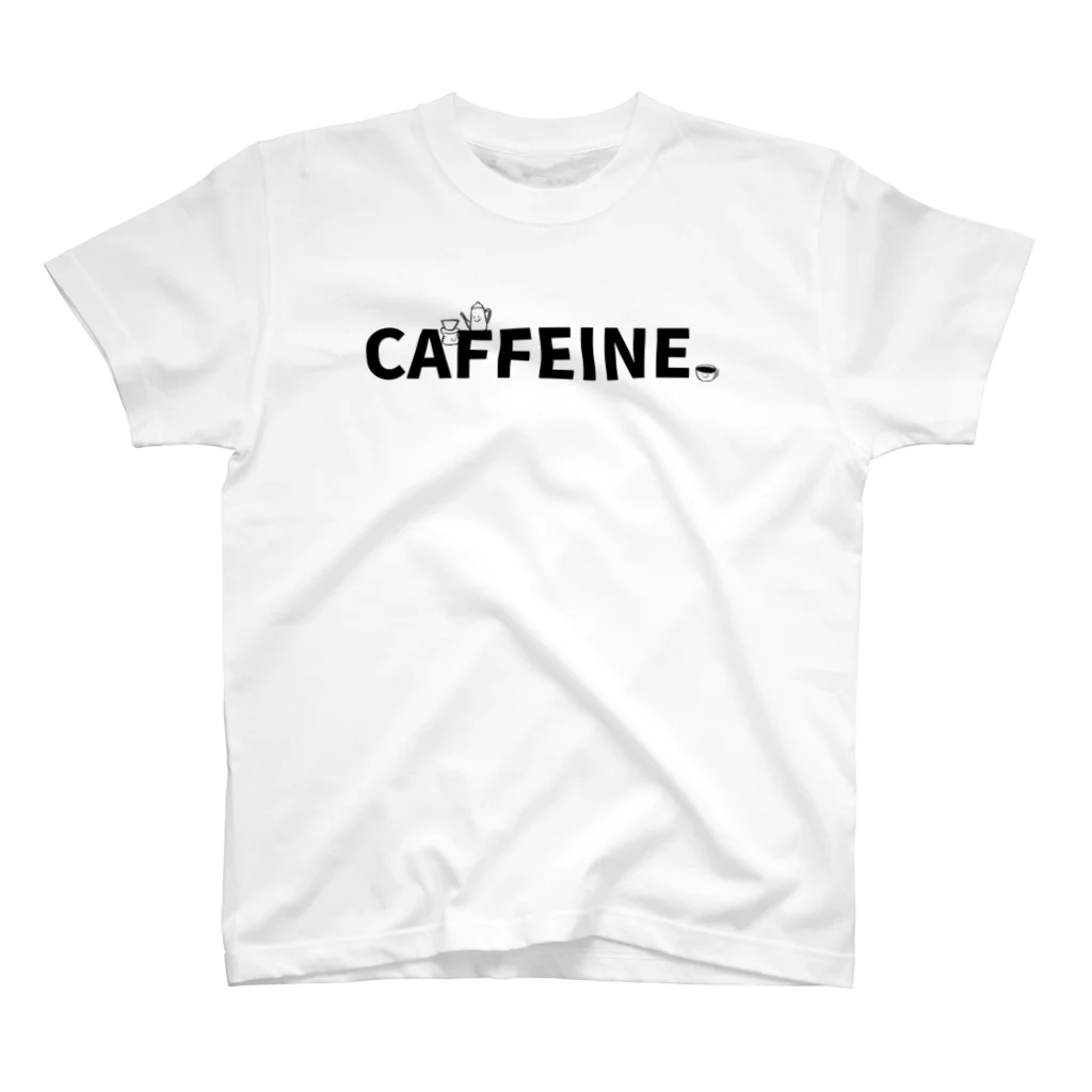 Chepe915のCAFFEINEロゴ Regular Fit T-Shirt