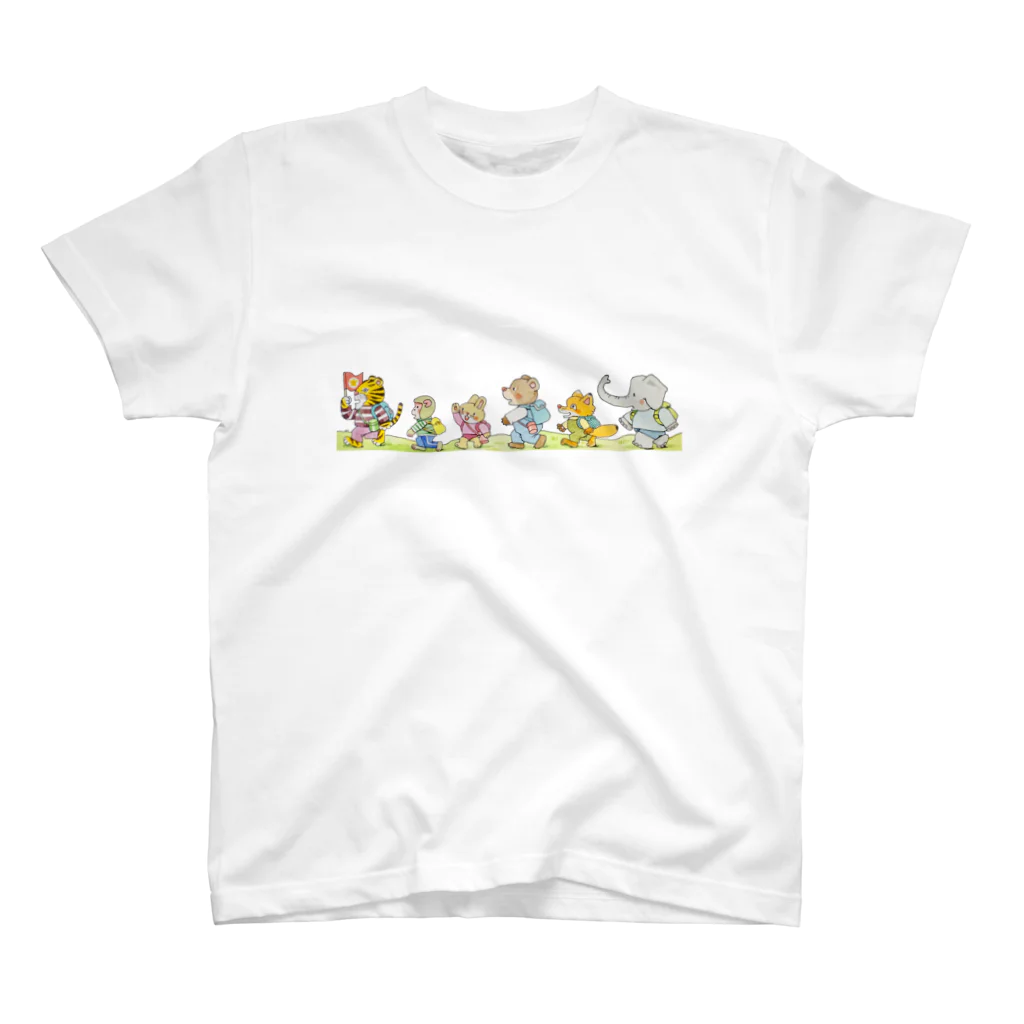 かわいい童画の世界のえんそくの日 Regular Fit T-Shirt