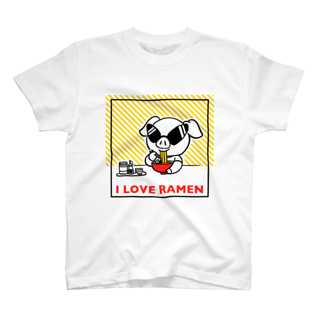 どんたく今池本店　ウェブグッズのI LOVE RAMEN スタンダードTシャツ