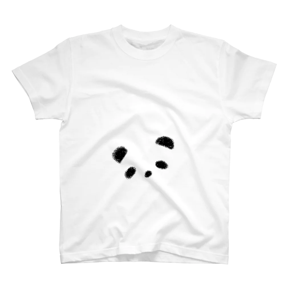 田中ザビエル世界のどうぶつの【SUZURI限定】FACE PANDA DA DA ECO スタンダードTシャツ