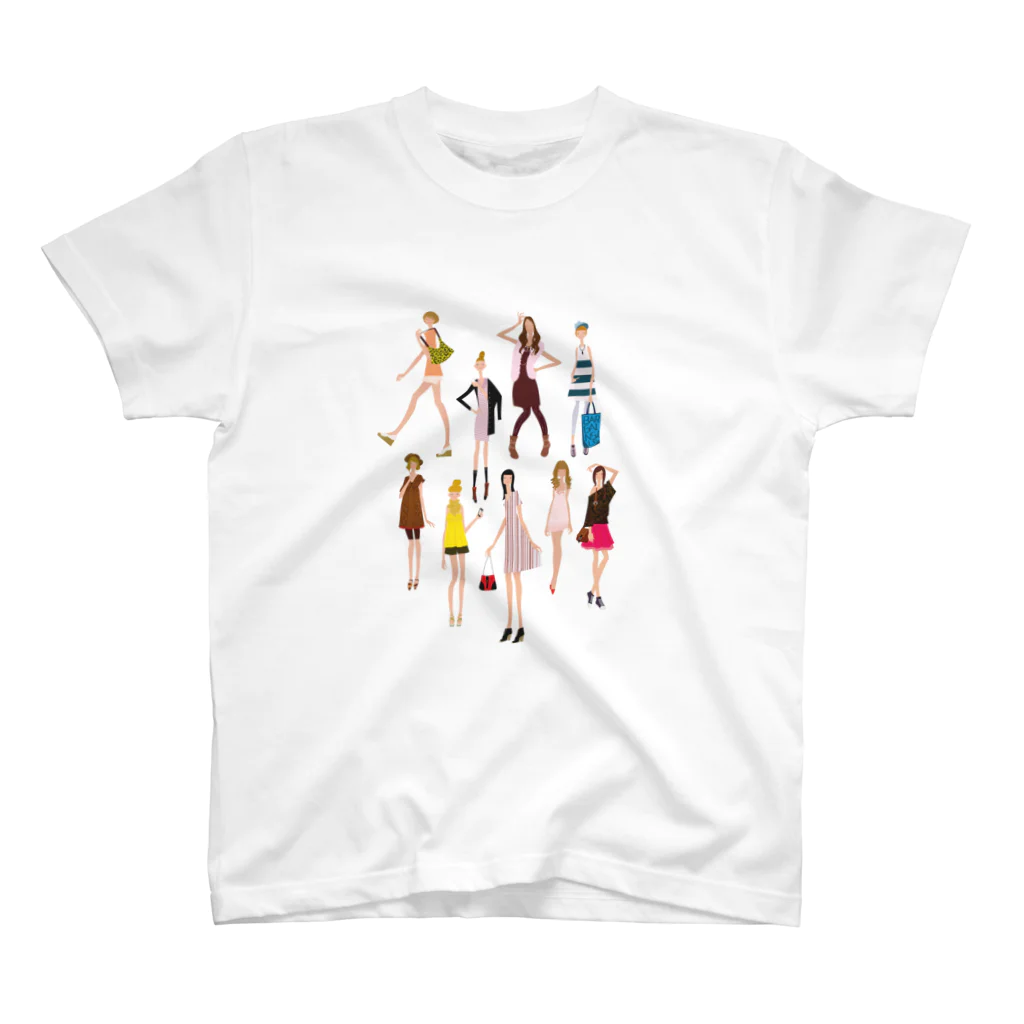 yuak202020のtokyo girls スタンダードTシャツ