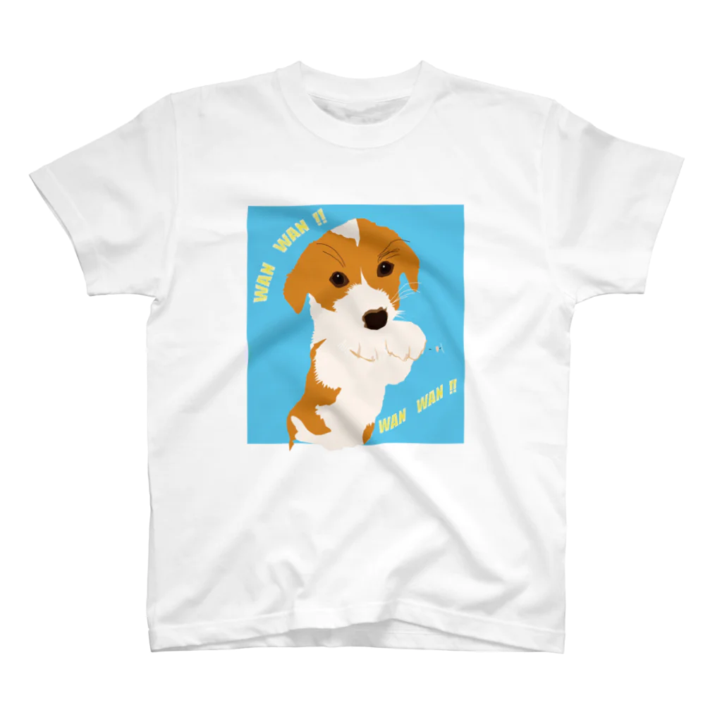 burijinaのコーギー犬 スタンダードTシャツ
