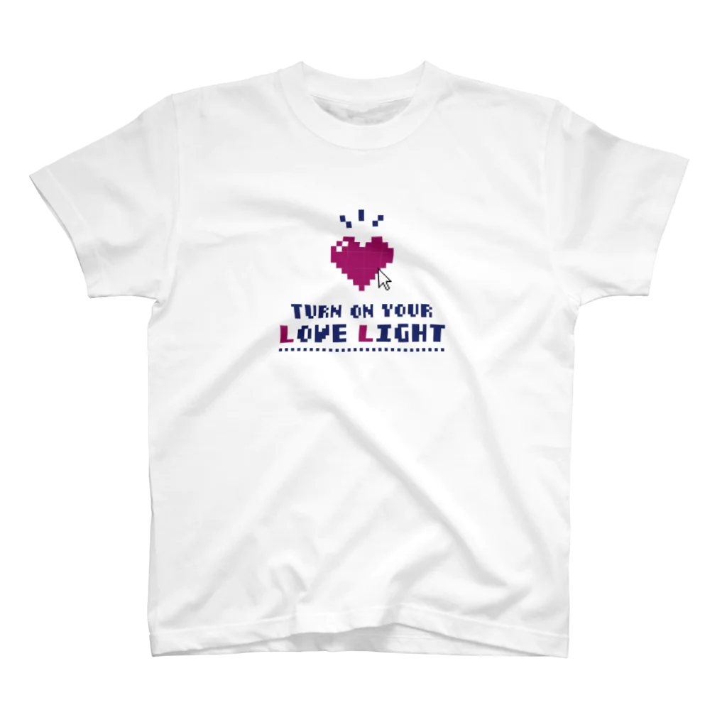 ことり屋のTurn on your love light Regular Fit T-Shirt