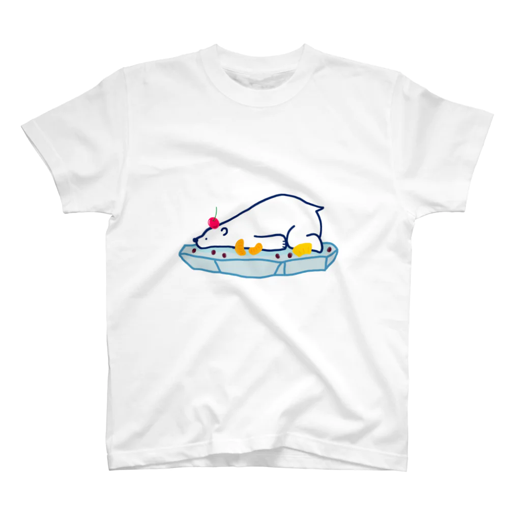 учк¡✼*のしろくま スタンダードTシャツ