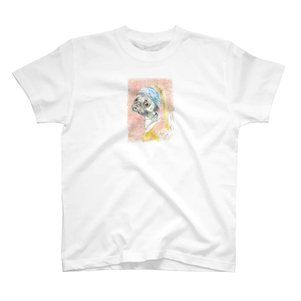 ＰＵＧＬＡＮＤのパグの見返り。。。 スタンダードTシャツ