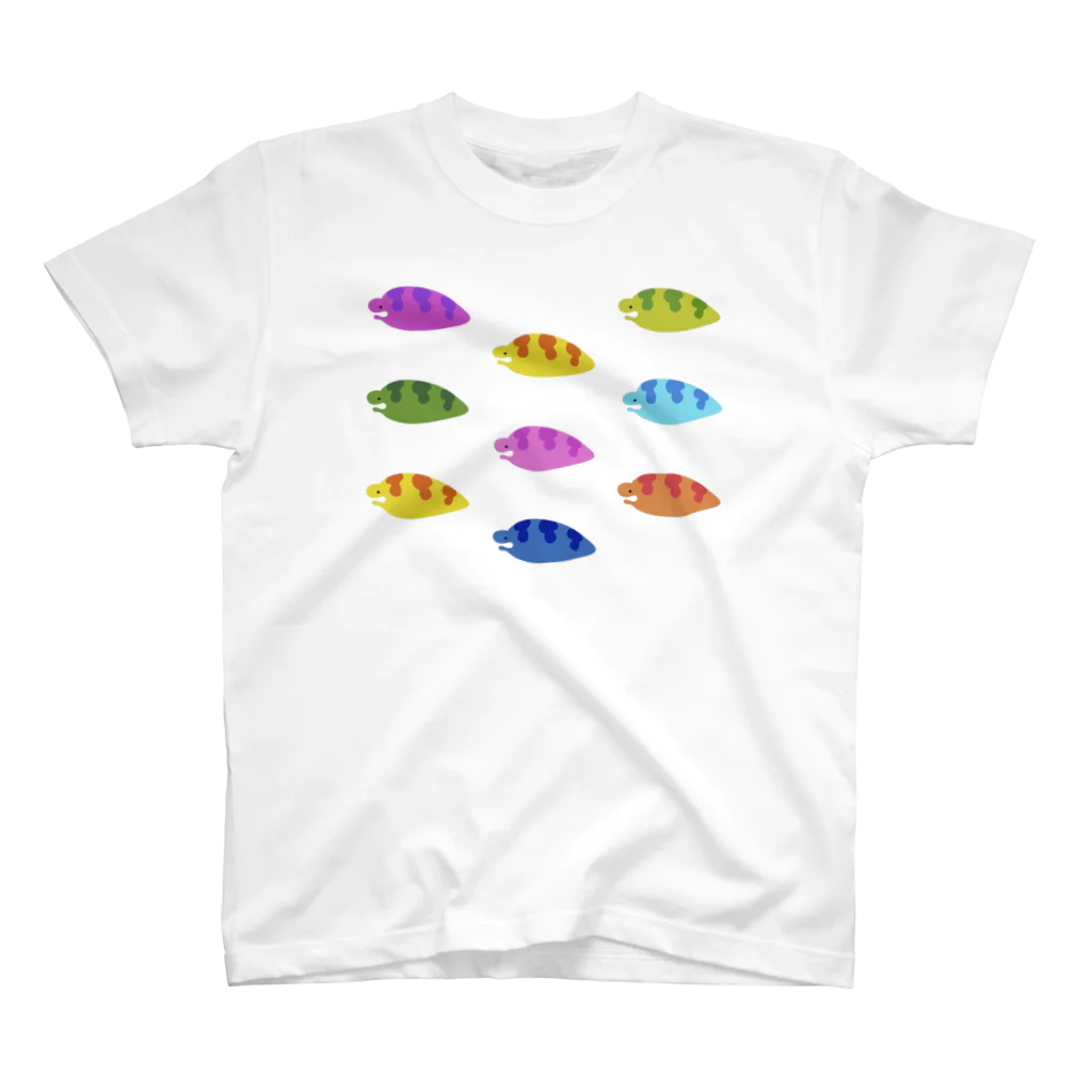 魚子のカラフルウツボ スタンダードTシャツ