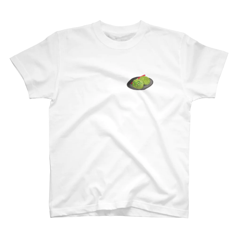 シロちゃんのグッズで小銭稼ぎの巻のシロちゃん(ずんだ餅ver) Regular Fit T-Shirt
