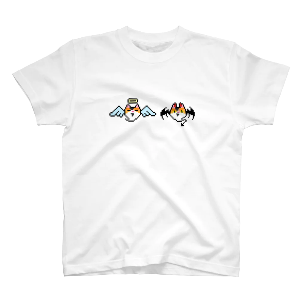 まだらねこのみせの天使と悪魔 スタンダードTシャツ