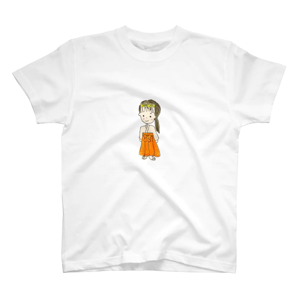 aroundcolorの巫女さん Regular Fit T-Shirt